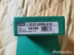 !!!NUOVI!!! DIES RCBS 6.5X50 JAPAN !!!NUOVI!!! DIES RCBS 6.5X50 JAPAN