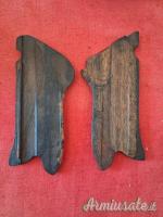 Coppia guancette legno luger