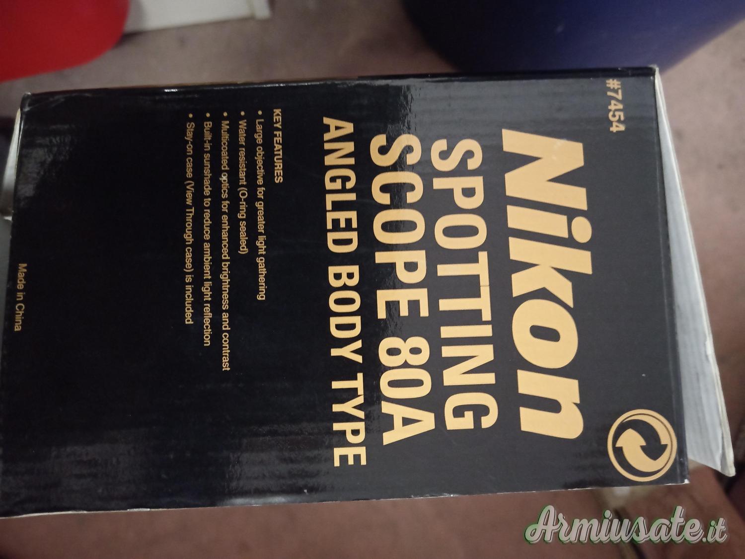 NIKON SPOTTING SCOPE 80A ANGLE D BODY TIPE NIKON SPOTTING SCOPE 80A ANGLE D BODY TIPE
