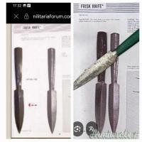 COLTELLO ORIGINALE RARO WWII / OSS / SOE - SF / CIA FRISK KNIFE