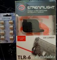 STREAMLIGHT TRL-6 PER GLOCK 43/42, TORCIA + LASER ROSSO