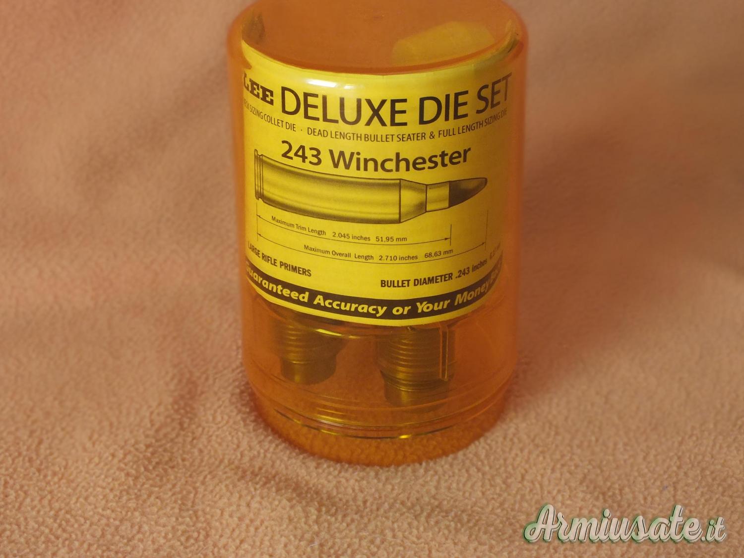 Dies LEE Deluxe 243 Winchester Dies LEE Deluxe 243 Winchester