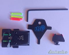 TACCA DI MIRA e MIRINO LPA PER GLOCK.