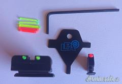 TACCA DI MIRA e MIRINO LPA PER GLOCK.