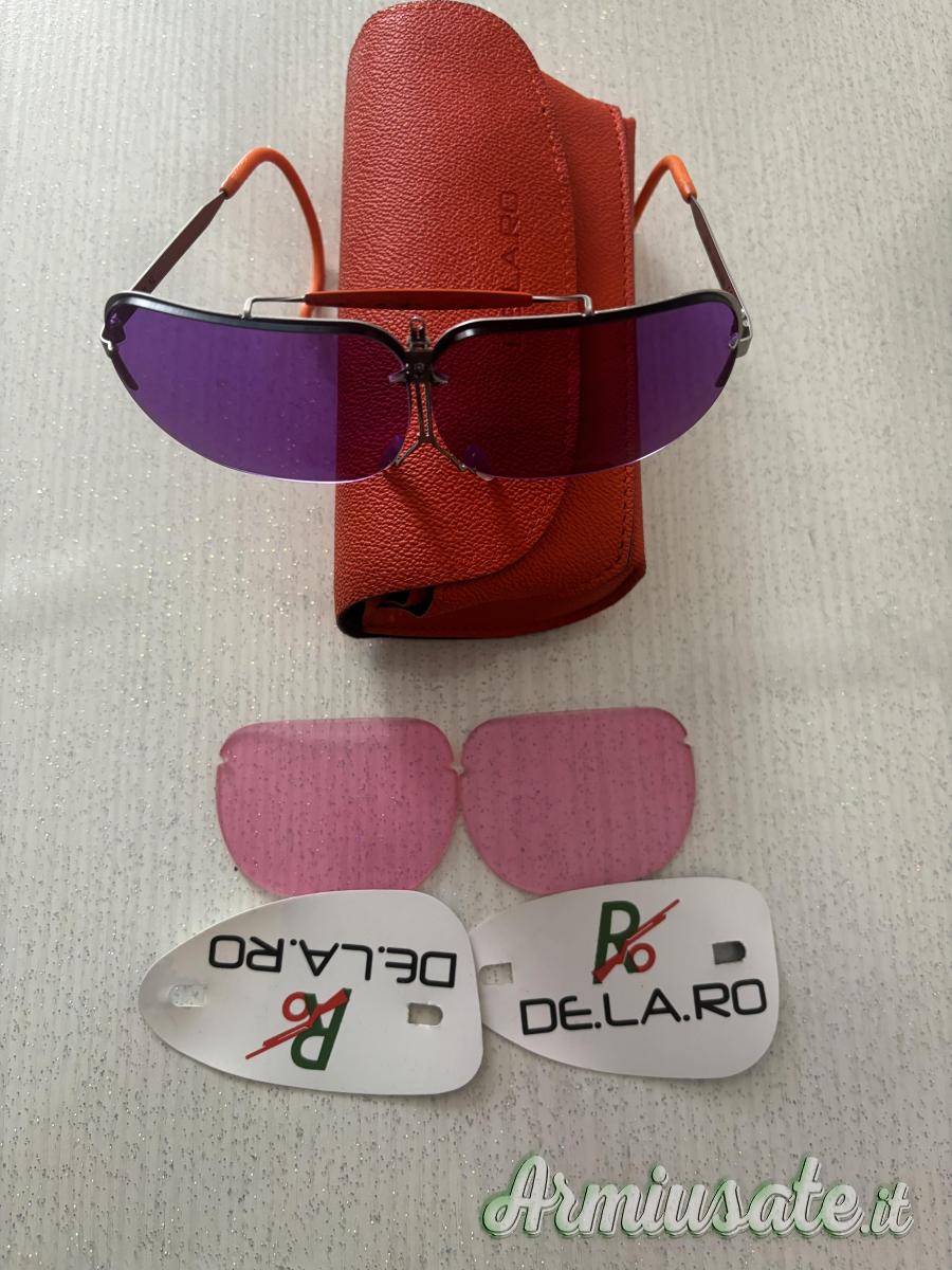 Occhiali da tiro Delaro con due paia di lenti Occhiali da tiro Delaro con due paia di lenti