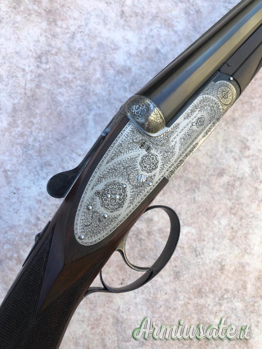 Doppietta Piotti Montecarlo Side lock cal 12 canne 68 incisione Belleri proveniente da collezione Doppietta Piotti Montecarlo Side lock cal 12 canne 68 incisione Belleri proveniente da collezione