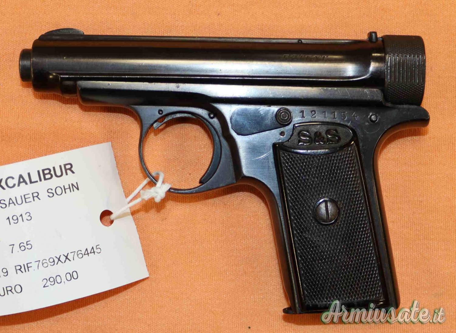 Pistola Sauer Sohn 1913 Cal. 6,35 Pistola Sauer Sohn 1913 Cal. 6,35
