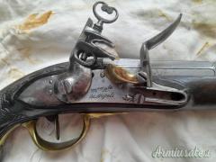 Pistola a pietra da ufficiale cavalleria epoca napoleonica