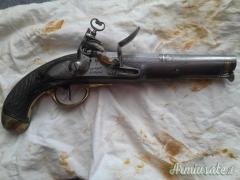 Pistola a pietra da ufficiale cavalleria epoca napoleonica