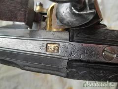 Pistola a pietra da ufficiale cavalleria epoca napoleonica