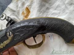Pistola a pietra da ufficiale cavalleria epoca napoleonica