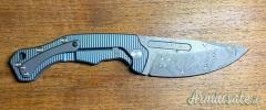 Fox - Desertfox Damascus - Blue Light Titanium - FX-521DLB - coltello chiudibile Fox - Desertfox Damascus - Blue Light Titanium - FX-521DLB - coltello chiudibile
