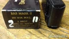 CARICATORE 2 COLPI PER CARABINA BROWNING BAR II/ MK 3 CAL 300 W.M. SOLO TEL.