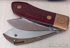 COLTELLO ARTIGIANALE PER FRECCE TRICOLORE RARO  INDIANA ITALY