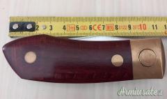 COLTELLO ARTIGIANALE PER FRECCE TRICOLORE RARO  INDIANA ITALY