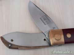 COLTELLO ARTIGIANALE PER FRECCE TRICOLORE RARO  INDIANA ITALY