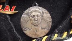 Raro copricapo feluca epoca fascista x G.U.F. di Roma con spille e medaglie montate (REGNO D'ITALIA)