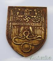 “WARSCHAUSCHILD 1944” – Scudetto da braccio Varsavia tedesco nazista (GERMANIA WW2)