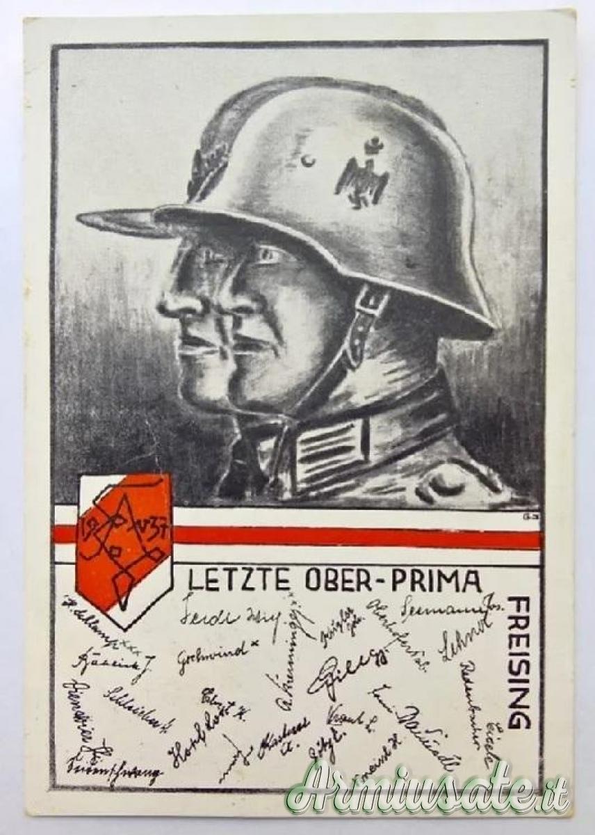 Cartolina tedesca d'epoca nazista “LETZTE OBER-PRIMA” – Rarissima! (GERMANIA WW2) Cartolina tedesca d'epoca nazista “LETZTE OBER-PRIMA” – Rarissima! (GERMANIA WW2)