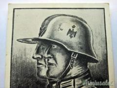 Cartolina tedesca d'epoca nazista “LETZTE OBER-PRIMA” – Rarissima! (GERMANIA WW2)