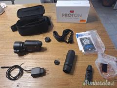 Visore notturno termico Clip-On Pulsar Proton XQ30 con monocolo 5x + Adattatore 50mm