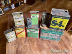 9 Latte di polvere da sparo vuote