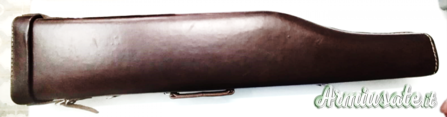 CUSTODIA RIGIDA PER FUCILE DA CACCIA DA COLLEZIONE IN PELLE CUSTODIA RIGIDA PER FUCILE DA CACCIA DA COLLEZIONE IN PELLE