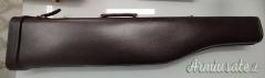 CUSTODIA RIGIDA PER FUCILE DA CACCIA DA COLLEZIONE IN PELLE CUSTODIA RIGIDA PER FUCILE DA CACCIA DA COLLEZIONE IN PELLE