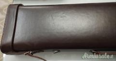 CUSTODIA RIGIDA PER FUCILE DA CACCIA DA COLLEZIONE IN PELLE CUSTODIA RIGIDA PER FUCILE DA CACCIA DA COLLEZIONE IN PELLE