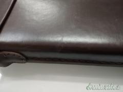 CUSTODIA RIGIDA PER FUCILE DA CACCIA DA COLLEZIONE IN PELLE CUSTODIA RIGIDA PER FUCILE DA CACCIA DA COLLEZIONE IN PELLE