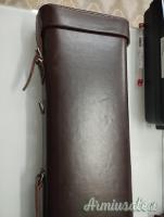 CUSTODIA RIGIDA PER FUCILE DA CACCIA DA COLLEZIONE IN PELLE CUSTODIA RIGIDA PER FUCILE DA CACCIA DA COLLEZIONE IN PELLE