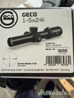 Vendo ottica da battuta Geco 1-5x24 in condizioni di nuova