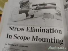 Strumento per allineamento montaggio ottiche carabina