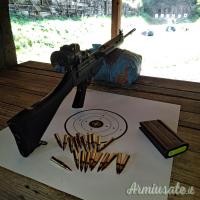 Fucile FAL L1A1 SLR Cal. 308w con ottica SUIT (Sight Unit Infantry Trilux) L2A2.
