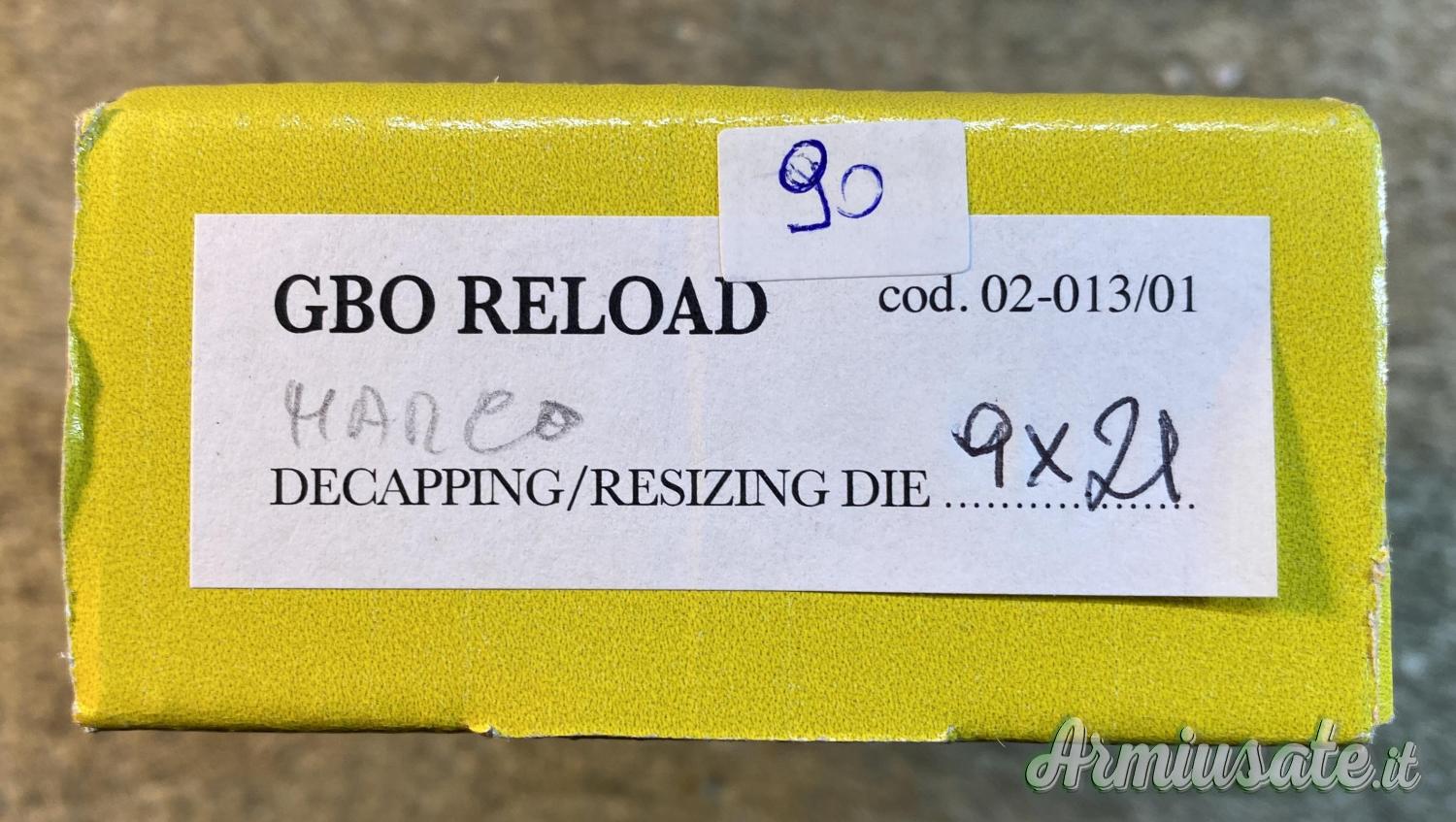 VENDUTO !!! -Die GBO decapsulatore/ricalibratore 9x21 VENDUTO !!! -Die GBO decapsulatore/ricalibratore 9x21
