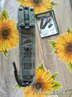 Hogue Knife Gear Slim Sheat 12 Green Cordura HO35041, Mil Spec, 8 Inch Blades