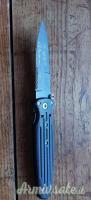 Gerber Covert Folding Knife - Double Bevel 154CM, Black, Serrated