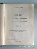 VOLUME  STORIA  DELL'ARTIGLIERIA