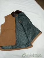 Gilet in canvas pesante  imbottito con Primaloft