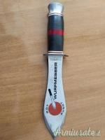 PUGNALE WURFMESSER HUGO KOLLER SOLINGEN- ROT PUMKT