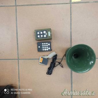 PLURIFON REGISTRATORE CON SCHEDA DA VALLE TELECOMANDO E TROMBA.