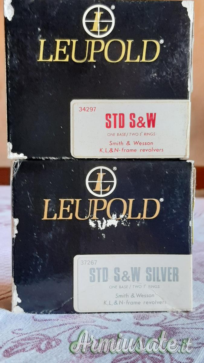 LEUPOLD attacchi per revolver S & W nuovi LEUPOLD attacchi per revolver S & W nuovi