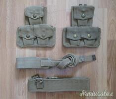 SET EI UNIFORME MIMETICA VERDE BASCO GIACCA PANTALONI BUFFETTERIA GARAND M1 ESERCITO ANNI 70/80