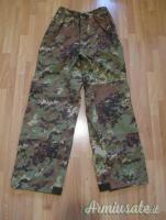 SET MIMETICO “VEGETATO” ORIGINALE TIPO GORETEX PARKA INNER JACKET E PANTALONI FF.AA.