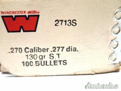 Winchester Cal. 270 dia 277'' 130 gr. S.T. Conf. da 45 palle