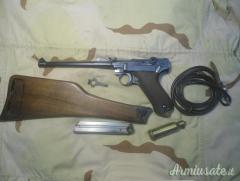 MAUSER MOD.P08 LUGER 1914 ERFURT ARTIGLIERIA