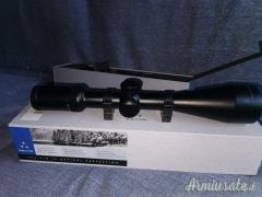 Ottica Delta titanium HD 2.5-10x56. Reticolo 4a illuminato + attacco completo