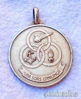 Medaglia in Argento 800 “SCUOLA DI AEROCOOPERAZIONE (NATO)” per piloti aeri interforze 1951