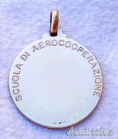 Medaglia in Argento 800 “SCUOLA DI AEROCOOPERAZIONE (NATO)” per piloti aeri interforze 1951