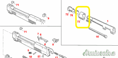 Compensatore Beretta 96 Combat